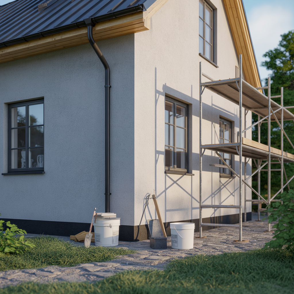 5.Vad bor du tanka pa vid renovering av en putsad fasad