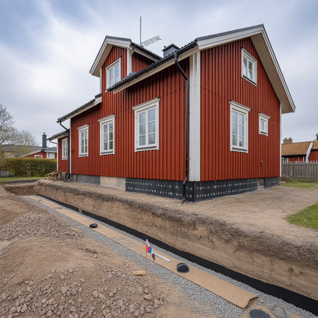 omdranering av husgrund kostnad livslangd och metoder